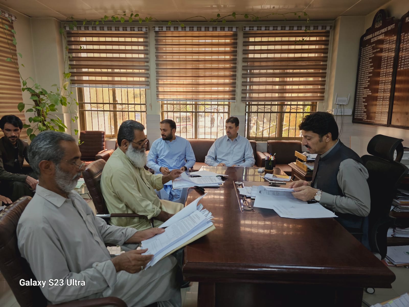 Meeting on promotion of APS to PS (BPS16) in BOS P&D department on 12.09.2024.