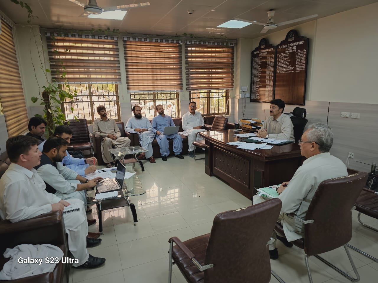 Secretary Planning P&DD Reviews Progress of Official Website and Approves Data Dissemination Policy